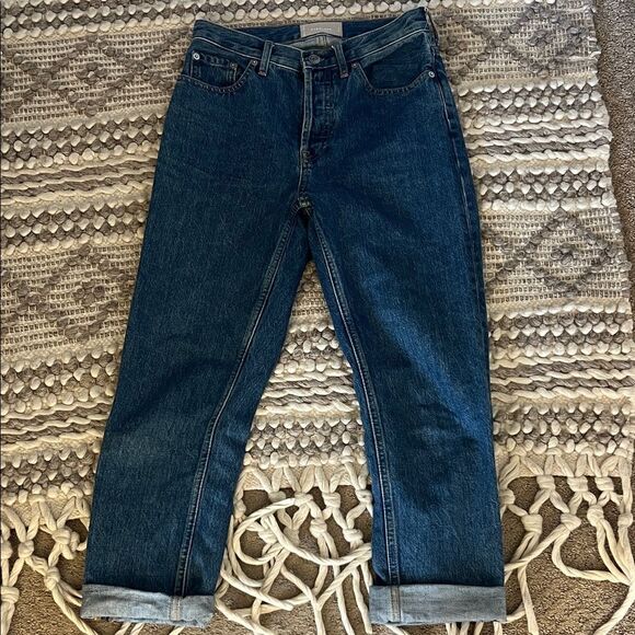 Everlane The Cheeky Ankle Blue Denim Jeans 25 - Picture 2 of 10